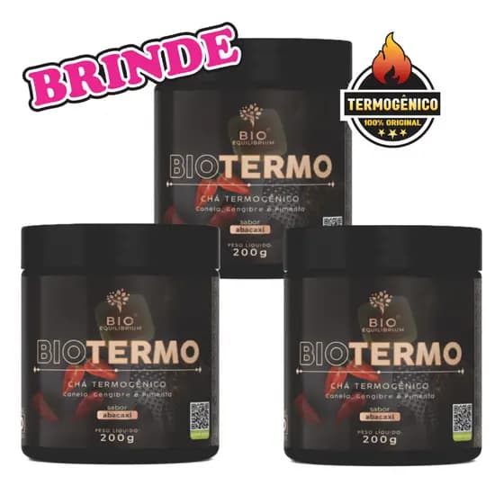 Combo 3 Termogênicos Natural + Brinde | Bio Equilibrium
