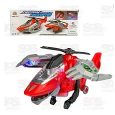 Helicóptero Dinossauro - Cores Sortidas  Com Sons E Luzes