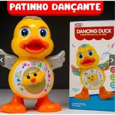 Patinho Dançante Com Luzes Pato Dançarino Musica Criança Brinquedo