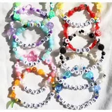 KIT DE MIÇANGAS COLORIDAS E FORMAS VARIADAS Para Pulseiras Tranças Infantil