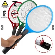 Raquete Mata Mosquito Recarregável Sono Tranquilo Elétrica Bivolt Viagem Portátil Segura