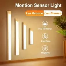 10/30/50cm Smart Luminária Inteligente Ultra LED com sensor de movimento sem fio Recarregável USB VIVA