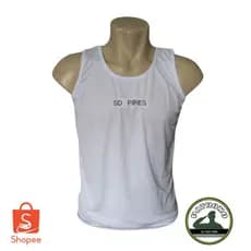 Camiseta regata Branca para TFM (Treinamento Físico Militar) Dry fit Padrão Exército Brasileiro