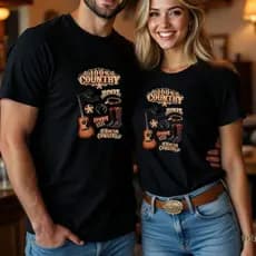 Camiseta Casal 100% Country Agroboy Agrogirl Roça Modinha Feminina Masculina P ao GG
