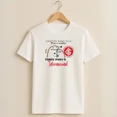 Camiseta Dia dos Pais Estampa Existem Bons Pais Internacional 146 Time Torcida Futebol Presente Fofa
