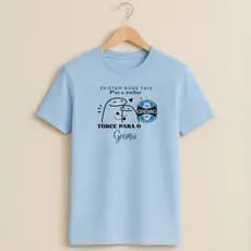 Camiseta Masculina Dia dos Pais Estampa Existem Bons Pais Grêmio 147 Presentes Carinho Amor