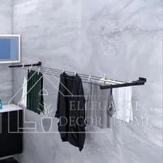 Varal De Parede Dobrável Retrátil Reforçado + Kit Instalação - Entrega Rápida