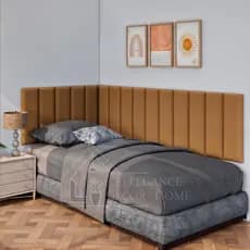 Kit 20 Cabeceira em L Adesiva Estofada Para Cama de Solteiro, Casal, Queen e King - Envio Imediato
