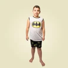 Pijama Personagem Infantil Masculino Pijama Malha Verão