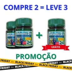 Kit 3 Potes Bálsamo Je's Algas Marinhas Suplemento Natural - 24 Cápsulas 500mg - Revenda
