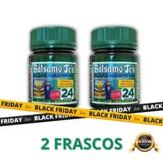Kit 2 Potes Bálsamo Je's Algas Marinhas Suplemento Natural - 24 Cápsulas 500mg - Revenda