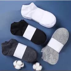 Kit Pares de Meias Soquete Cano Curto Masculina Feminina Unissex