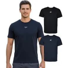 Kit 2 Camisetas Dry Fit Masculina Speedo Academia Treino
