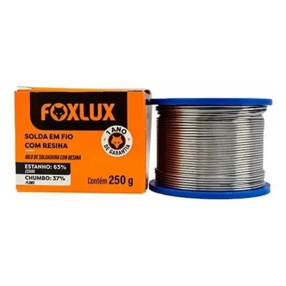SOLDA CARRETEL 63/37 1MM 250G AZUL