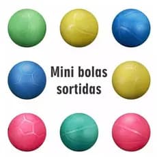 Bola Futebol Vinil Dente De Leite Atacado Com 12 Mini Bola