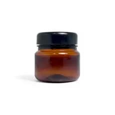 Kit 40 Mini Potes Plástico Âmbar para Cremes 40ml