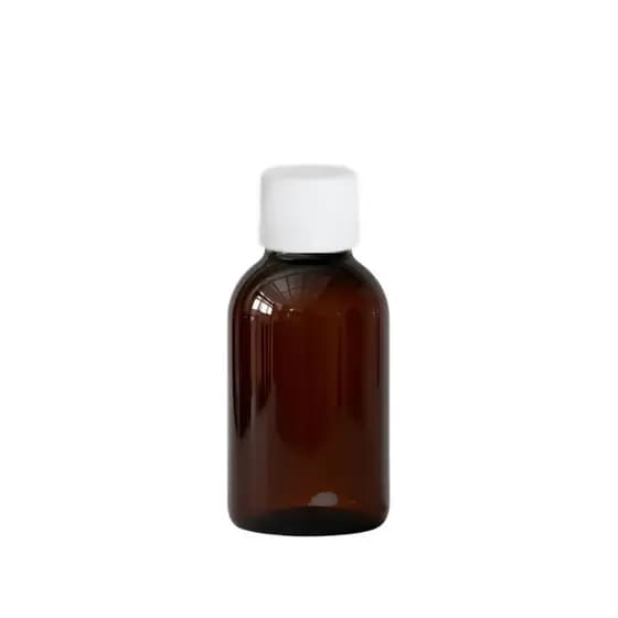 Kit 20 Frascos Pet 60ml Âmbar com Tampa Lacre para Refil