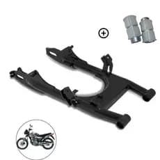 Balança Traseira Quadro Elástico Cg 125 Titan 2000 Até 2004 Honda Cg 125 Fan 2005 Até 2013
