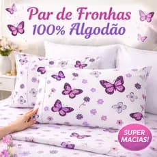 Fronha Avulsa Algodão Estampado Ponto Palito Kit Jogo De Fronhas 1 2 4 6 Peças 180 Fios