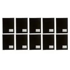 Kit 10 Pastas Catálogo Preta C/10 Envelopes Plásticos Finos Acp