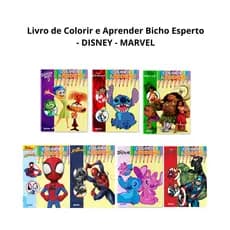 Livro de Colorir e Aprender Disney - Marvel - Bicho Esperto