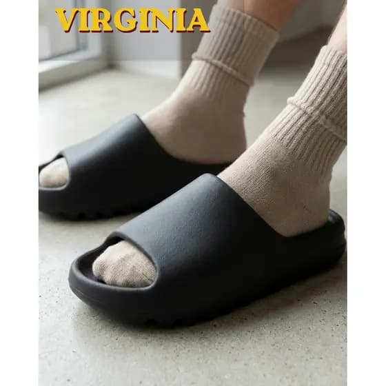 Chinelo Slide Nuvem Virginia EVA 100%Unissex Leve Macio Confortável Dia a Dia