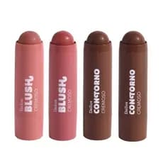 Kit Blush E Contorno Stick Dailus Cremoso 4 un