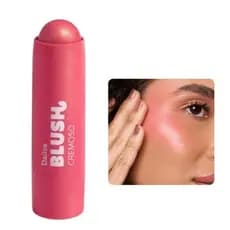Blush Dailus Cremoso em Stick Dailus Rosé Gold Cintilante