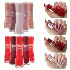 Dailus Vermelho E Nude - Kit Com 10 Esmaltes Sortidos