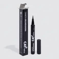 Caneta Delineadora Dailus  Cat Ultra Preto Matte 1,1 Ml