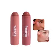 Kit Blush Stick Dailus Cremoso Pêssego e Rosé Vegano