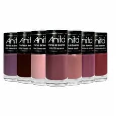 Kit 7 Esmaltes Anita Coleção Férias de Inverno 10ml Novo