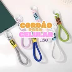 Alça Cordão Pulso Celular Antiqueda Ajustável Universal Segurança Conforto