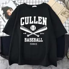 Camiseta Camisa Unissex  Cullen Baseball Forks
