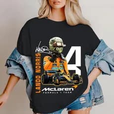 Camiseta Camisa Unissex Lando Norris Piloto de Corrida
