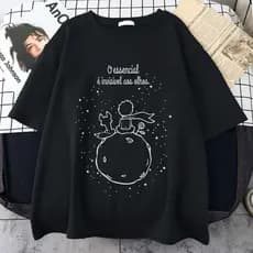 Camiseta Camisa Unissex O Essencial Invisivel Aos Olhos - Pequeno Principe