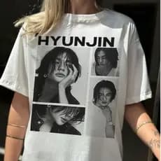 Camiseta Camisa Unissex Stray Kids Kpop  Hyunjin
