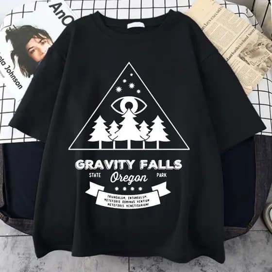 Camiseta Camisa Unissex Desenho Série Gravity Falls Oregon