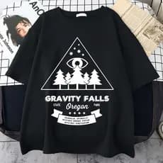 Camiseta Camisa Unissex Desenho Série Gravity Falls Oregon