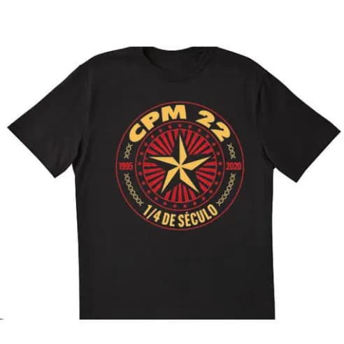 Camiseta Camisa Unissex CPM 22 Banda
