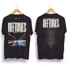 Camiseta Blusa 100% Algodão Deftones América Tour Camisa Unissex Envio Rápido