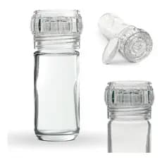 Kit 6 Moedor Premium Vidro 100ml - Sal, Pimenta E Temperos