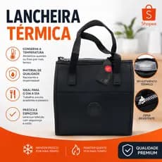Lancheira Bolsa Térmica Alimentos Marmita Bebê Viagem Passeio Conserva Frutas e Mamadeira 5701