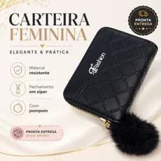 Carteira feminina porta cartão Pequena 7111