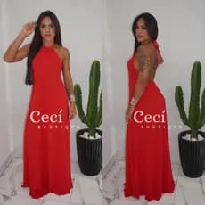 Vestido Longo Alcinha Frente Única com Costas Nuas – Sofisticado, Elegante para o Dia dos Namorados e Eventos