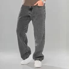 Calça Balão Baggy Jeans Grafite Marmorizada Streetwear Larga Skatista 36 ao 48