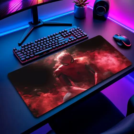 Mouse Pad Gamer Antiderrapante Grande 70x35 80x35 90x40 90x55 cm Jogos Anime Varias Estampas Borda Costurada M922/M937