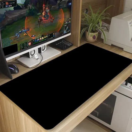 Mouse Pad Gamer Antiderrapante Grande 70x35 80x35 90x40 90x50 cm  Borda Costurada