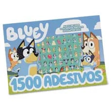 Bluey Prancheta para Colorir com 1500 Adesivos