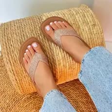 Chinelo Feminino Fashion e Elegante com Strass Brilhante Perfeito para Qualquer Ocasião - Duda